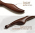KINTEGOOD Sandalwood Acupuncture Pen, Wooden Acupressure Foot Reflexology Tool, Deep Tissue Massage Trigger Point