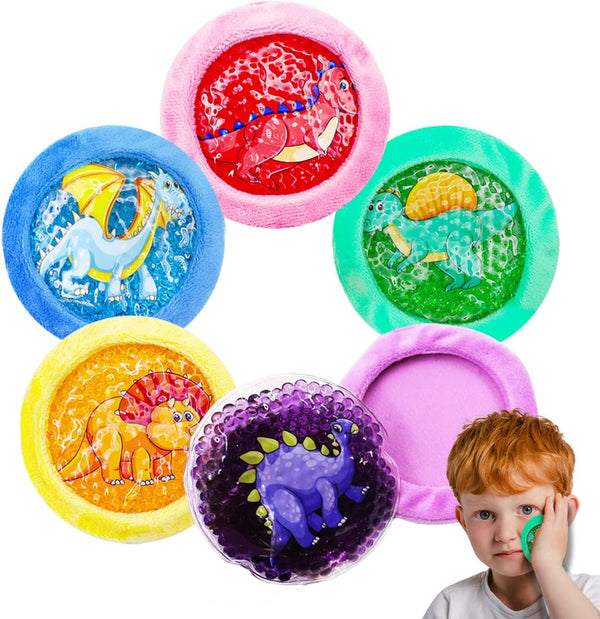 Dinosaur Ice Pack, Kids Hot or Cold Gel Cooling Pad, Reusable for Medical Health, Swelling, Pain Relief