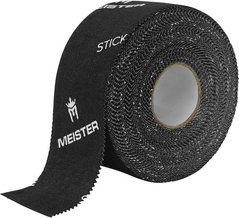 Meister StickElite Professional Porous Athletic Tape - 15yd x 1.5" - 2 Rolls, Black