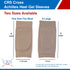 CRS Cross Achilles Heel Gel Sleeves, 1 Pair Premium Padded Compression Socks for Cushion & Protection