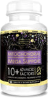 Actif Mitochondrial Mega Support, Non GMO, Fast Acting Energy Support with 10+ Advanced Factors, 60 Count