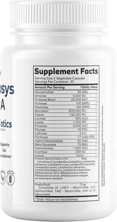 Slimbiosys Ultra Probiotic Capsule - Pre & Probiotics for Women, Support Your Microbiome