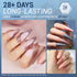 modelones Gel Nail Polish Set, 6 Colors Nude Pink Blue Red for All Seasons Nail Art, Soak Off DIY Home Salon