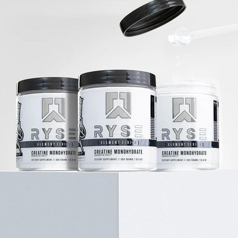 RYSE Up Supplements Element Series Creatine Monohydrate | Increase Lean Muscle Mass | Improve Strength & Power | Reduce