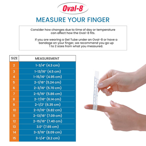Oval-8 Finger Splints, Support for Arthritis, Trigger Finger, Size 3 (Pack of 1)