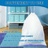 8 Gallon Trash Bags, Drawstring 1.2 Mil, 100 Count, White Medium Garbage Bags Unscented