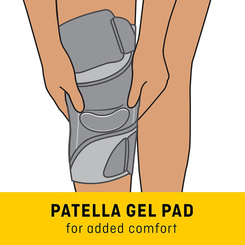 FUTURO For Her Knee Support, One Size, Gray - 95341EN