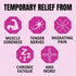 Fibromyalgia Relief for Temporary Muscle Soreness, Discomfort, Tenderness, Joint Pain, Difficulty Moving