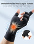 FREETOO Copper Arthritis Gloves for Carpal Tunnel Pain Relief, Fingerless Compression Gloves for Women/Men