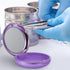 Healifty Portable Dental Retainer Box - Practical Invisible Denture Case with Mirror for Dental Braces (Violet)