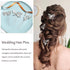 Unicra Bride Wedding Crystal Hair Pins, Flower Bridal Hair Pieces, Wedding Accessories for Women and Girls, Pack of 3