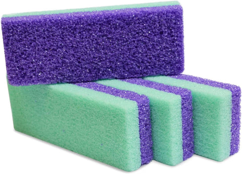 Karlash Professional Pedicure Foot Pumice Stone, 2 Sided Callus Remover and Scrubber for Dead Skin (Pack of 2)