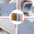 8 Pcs Small Waterproof Makeup Bag for Purse, Portable Pocket Cosmetic Bag with 7" Squeeze Top Glasses Case, No Zipper