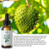 Soursop Oil Organic, Natural Antioxidant, Immune Boost, Non-GMO, Vegan Soursop Bitters Liquid