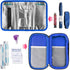 YOUSHARES Insulin Cooler Travel Case - Portable Diabetic Insulated Organizer Bag for Insulin Pen and Supplies with 2