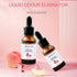Nail Art 0.5 fl.oz Peach Fragrance Odorizer Liquid, Acrylic Odor Reducer with Dropper Tube Design - Pack of 1