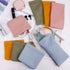 8 Pcs Small Waterproof Makeup Bag for Purse, Portable Pocket Cosmetic Bag with 7" Squeeze Top Glasses Case, No Zipper