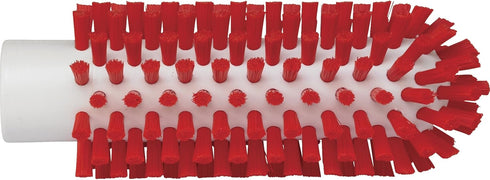 Vikan 5380-50-4 Stiff Tube Brush, Polyester, 2" x 5-3/4" OAL, Red for Effective Cleaning