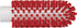 Vikan 5380-50-4 Stiff Tube Brush, Polyester, 2" x 5-3/4" OAL, Red for Effective Cleaning