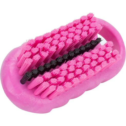 SPARTA Heavy-Duty Nail Scrub Brush, Commercial-Grade Hand and Fingernail Brush with Stiff Bristles, 5 Inches, Pink