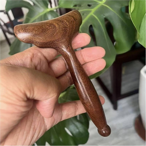 KINTEGOOD Wood Gua Sha Therapy Massage Tool, Natural Wooden Lymphatic Drainage Massager for Body Sculpting, Muscle