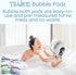 TruKid Bubble Podz Bubble Bath for Baby & Kids, Strawberry (24 Podz), Gentle Bath Bomb for Sensitive Skin