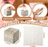 6 Pack Tissue Cube Boxes 2 Ply Facial Tissues Box Facial Tissues Bulk with Vintage Wood Pattern Upright Face Tissue Box 80 Tissues Per Cube Box by Sinmoe