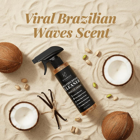 Highrise Brazilian Waves Multipurpose Cleaner, Highly Scented, Plant-Based, Biodegradable, USA Made, All Purpose Spray