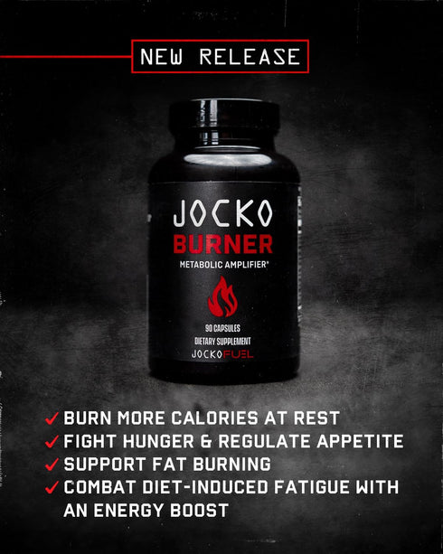 Jocko Fuel Burner for Men & Women - 90 Count Healthy Weight Support Supplement, Appetite Regulator & Metabolism