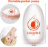 Lilecemie 3D Male Masturbator Egg, Portable Pleasure Pocket Pussy Stroker with Realistic Textured Vagina Ultra Soft