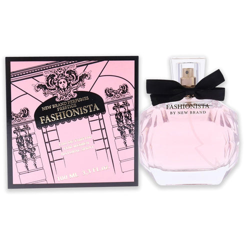 New Brand Perfumes Fashionista EDP Spray for Women, 3.3 oz