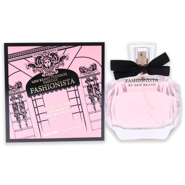 New Brand Perfumes Fashionista EDP Spray for Women, 3.3 oz