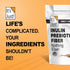 It's Just! Inulin Prebiotic Fiber Sweetener, Chicory Root Powder, Product of Belgium (11 Ounce)