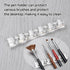 2 Pcs Crystal Bar Pen Holder, Acrylic Nail Art Painting Pen Brush Stand for Drawing Pens, Nail Gel Polish Pen Brush Stand Holder Manicure Tool. by 3zorqinron