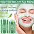 KISSIO Green Tea Mask Stick, Blackhead Remover Face Mask with Volcanic Mud for All Skin Types
