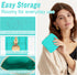Nylon Mini Makeup Bag for Purse, Waterproof Travel Coin Pouch, Cute Zipper Pouch for Women, Mint