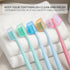 Muslish 20 Pack Travel Toothbrush Head Covers - Portable Toothbrush Pod Caps for Home and Travel