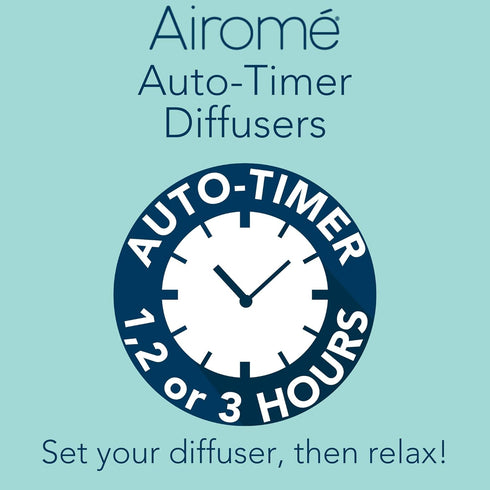 Timer|100 mL 8 Airome Ceramic Essential Oil Diffuser with Humidifying Ultrasonic Aromatherapy Diffuser Colorful LED