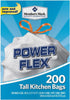 MEMBERS MARK 13 Member's Mark gal Power Flex, Leak Protection, Tall Kitchen Simple Fit Drawstring Bags (Flex Power)