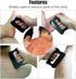 Gua Sha Massage Tool - Bian Stone for Soft Tissue Scraping, Used for Back, Legs, Arms, Neck, Shoulder (Black)