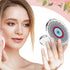 Jetec 6 Pcs Sublimation Blanks Small Compact Mirror Bulk Folding Pocket Makeup Mirror Double Sided Handheld Compact Mirror with Magnification for Purse Women Gift Travel (Heart and Round)