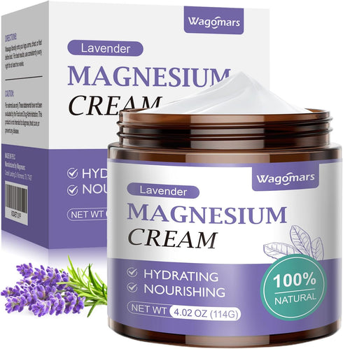 Magnesium Cream - Natural Magnesium Lotion - Body Butter with Shea Butter