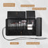MSQ Makeup Brush Bag Travel Makeup Brush Case Makeup Brush Holder Organizer Cosmetic Bag Portable Roll Up Brush Storage Bag for Makeup Brushes and Cosmetic Essentials (Only Bag)