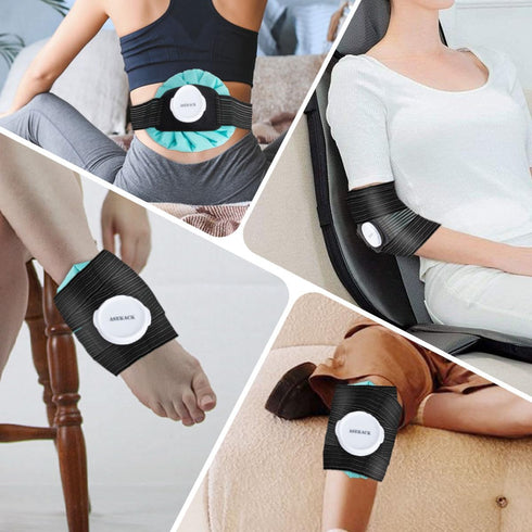Ice Packs for Injuries - Reusable Thickened Ice Bags with Elastic Support Wrap, Hot & Cold Therapy, 3 Sizes