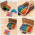 Weekly Pill Organizer Multi-Grid Medicine Case Portable Travel Pill Box Small Organizer with Colorful Compartments