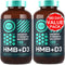 HMB and Vitamin D3 Supplement Capsules, 1,000 MG HMB with Vitamin D3 for Muscle Growth and Recovery