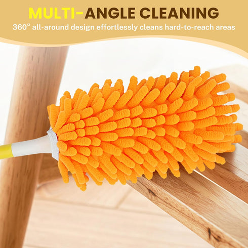 SetSail 4pcs 1 Dusters for Cleaning Compatible with Swiffer Small Microfiber Duster Refills Reusable Duster Refill