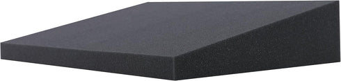 DeluxeComfort Foam Stress Relief Wedge - 15" x 10" x 1"-3" Rise - Therapeutic Back Pain Relief, Grey
