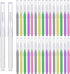 Tdfronien 100 Pcs Braces Brush Flossers Interdental Brush Toothpick Dental Tooth Flossing Head