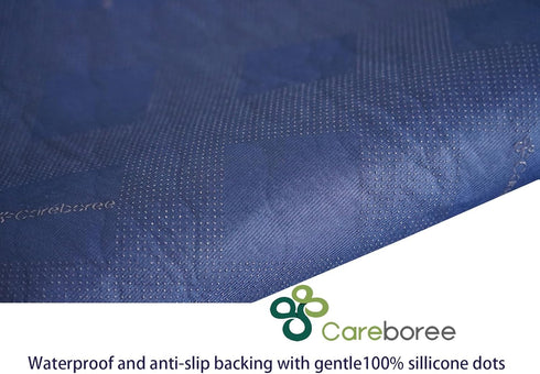 Pack 2 34X60 inches Upgraded of Careboree Washable and Waterproof Bed Pads for Incontinence Underpads Reusable